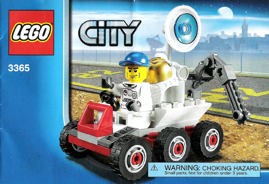 LEGO 3365 Space Moon Buggy - Town / City / Space Port