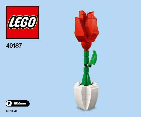 LEGO 40187 LEGO Flower Display - Holiday / Valentine's Day