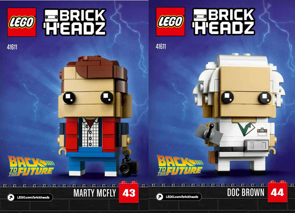 LEGO 41611 Marty McFly & Doc Brown - BrickHeadz / Back to the Future