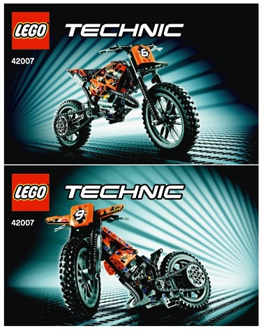 LEGO 42007 Moto Cross Bike - Technic / Model / Riding Cycle