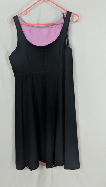 Vinatge 90's Gap Stretch Short mini dress size 12 sleeveless scoop neck purple lining