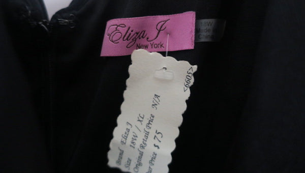 Vintage Jessica Howard Black Long Velvet Dress, Asymentrical Hem with Ruffle, Sleeveless, SZ 10