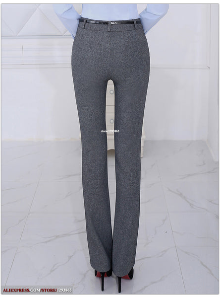 Belt Loop Plus Size Formal Pants