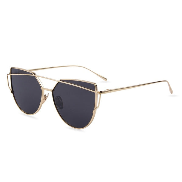 Mirror Lens Women Cat Eye Sunglass