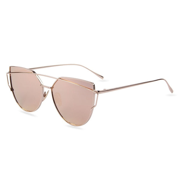 Mirror Lens Women Cat Eye Sunglass