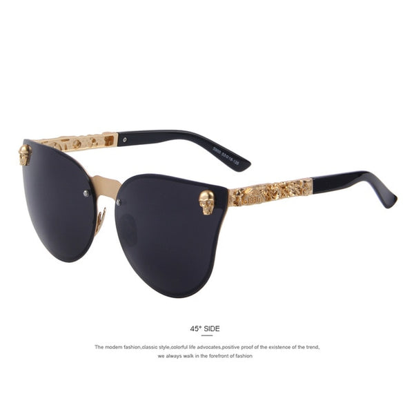 Gothic Skull Metal Frame Sunglass
