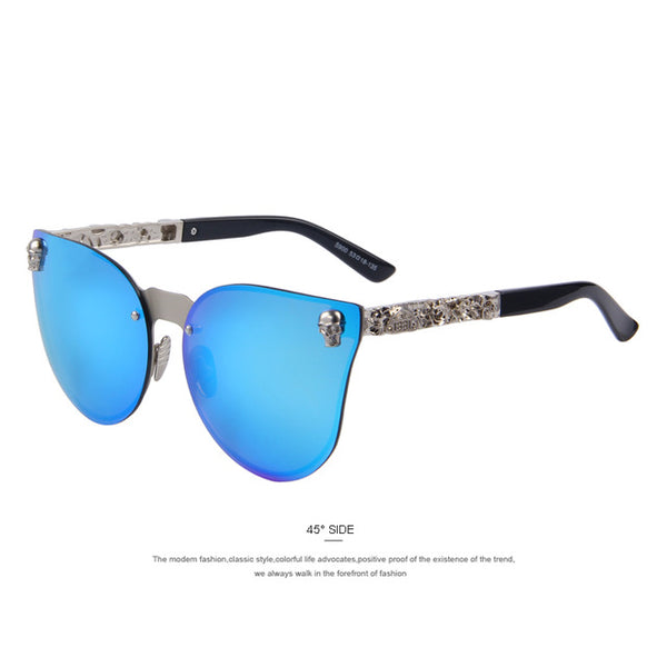 Gothic Skull Metal Frame Sunglass