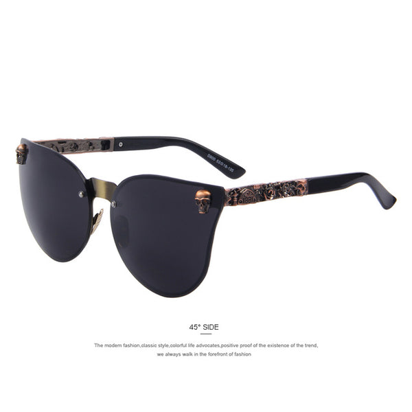 Gothic Skull Metal Frame Sunglass