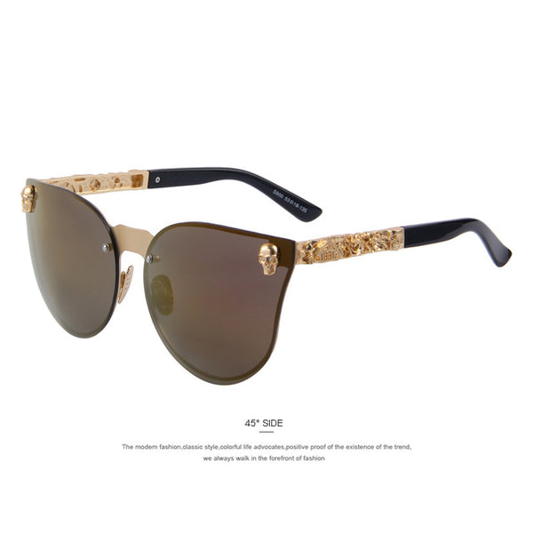 Gothic Skull Metal Frame Sunglass