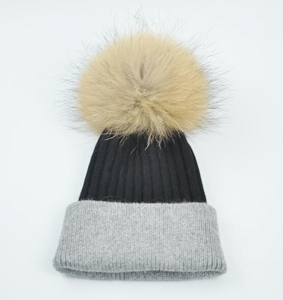 Real Fur Pom Hat