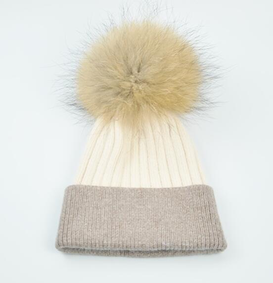 Real Fur Pom Hat