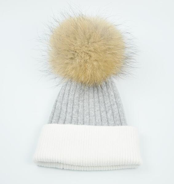Real Fur Pom Hat