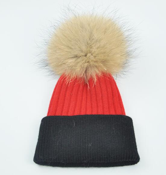 Real Fur Pom Hat