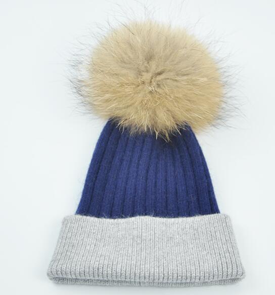 Real Fur Pom Hat