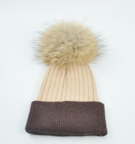 Real Fur Pom Hat