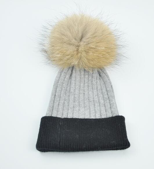 Real Fur Pom Hat