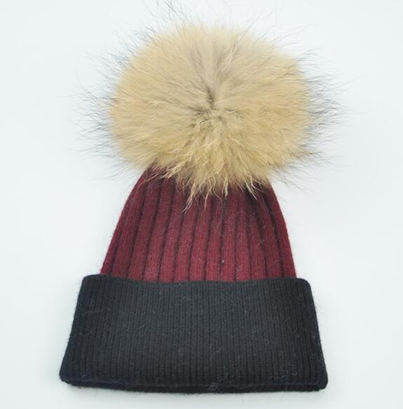 Real Fur Pom Hat