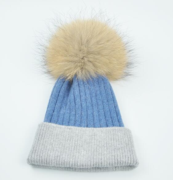 Real Fur Pom Hat