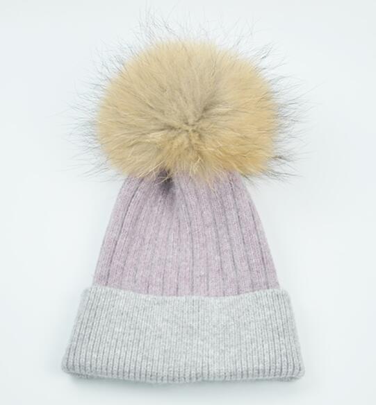 Real Fur Pom Hat