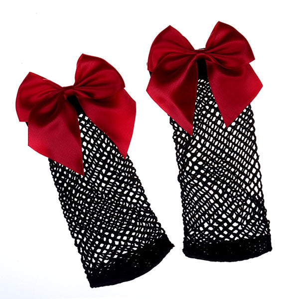 Black Breathable Bow knot Socks