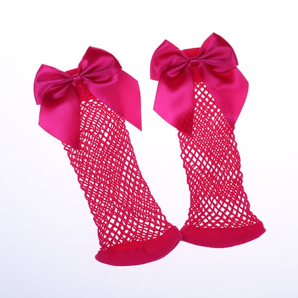Black Breathable Bow knot Socks