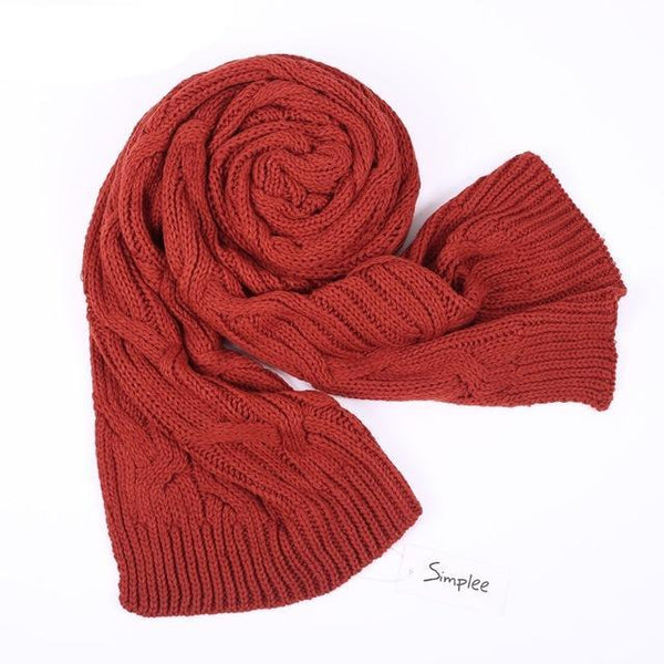 Warm Shield Knitted Scarf