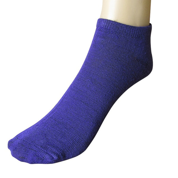 Cotton Blend Elastic Socks