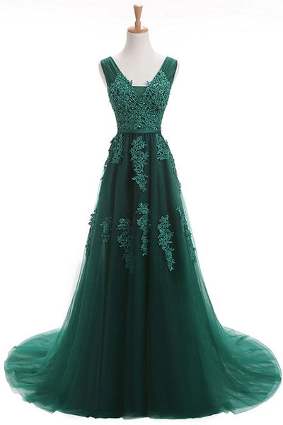 Sleeveless Lace-up Back Beading Party Dress