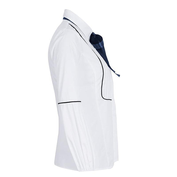 Elegant Puff Sleeve White Blouse