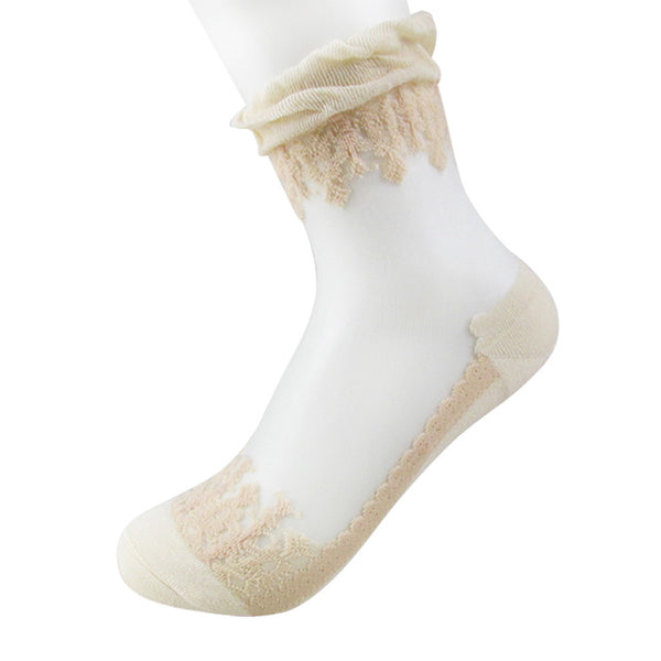 Lace Ruffle Ankle Sock
