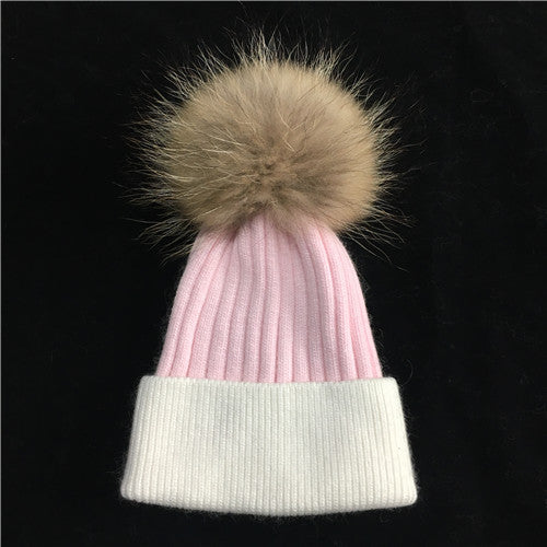 Real Fur Pom Hat
