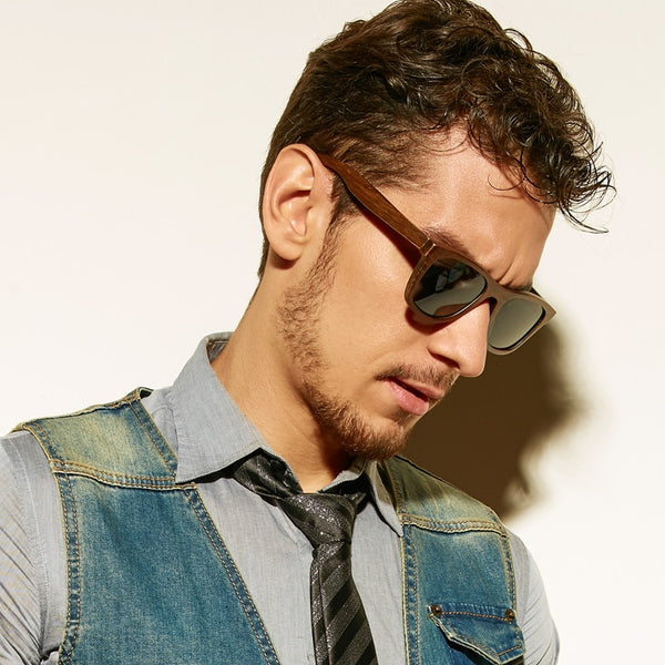 Vintage Wooden Polarized Sunglasses