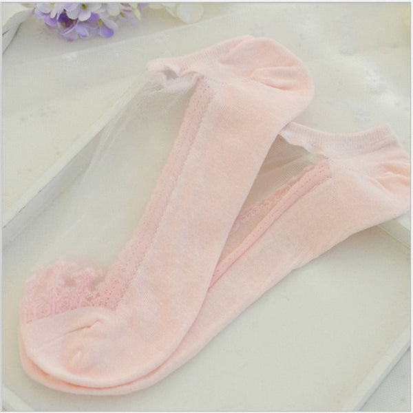 Lace Ruffle Ankle Sock