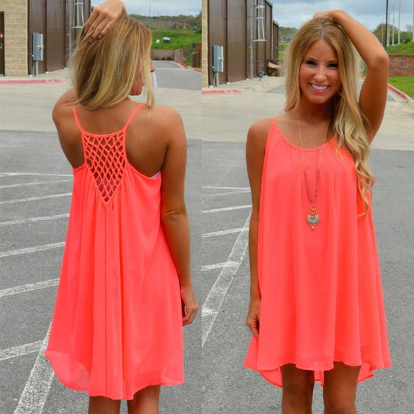 Chiffon Summer Beach Dress For Women