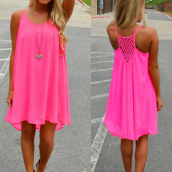 Chiffon Summer Beach Dress For Women