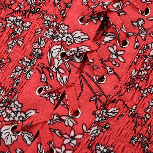 Off Shoulder Print Sexy Tank Top