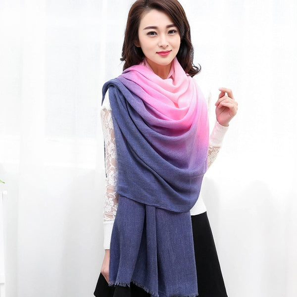 Foulard Cotton Shawls Scarf