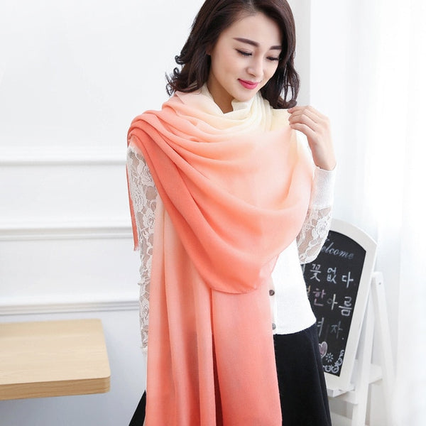 Foulard Cotton Shawls Scarf