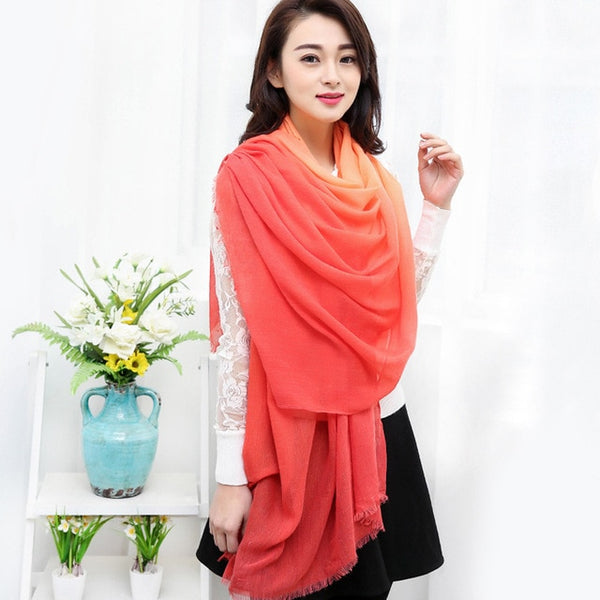 Foulard Cotton Shawls Scarf