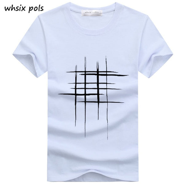 Creative Design Cross Line T Shirts