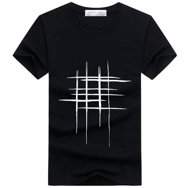 Creative Design Cross Line T Shirts