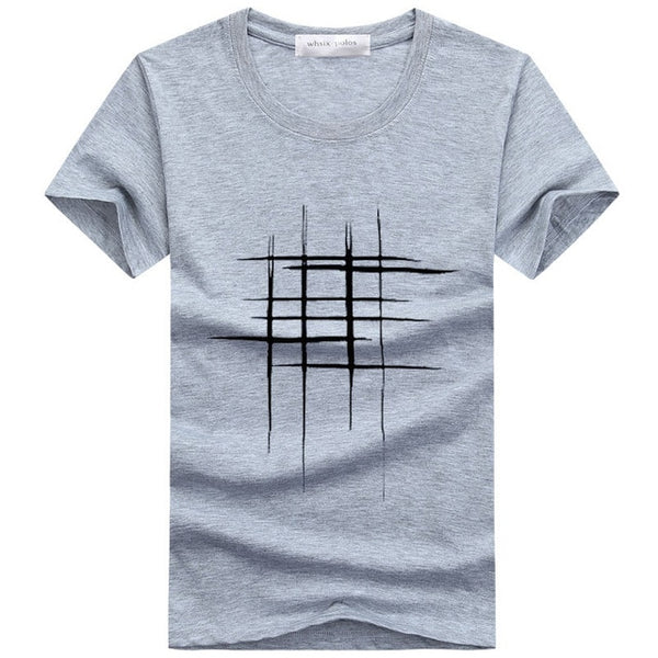 Creative Design Cross Line T Shirts