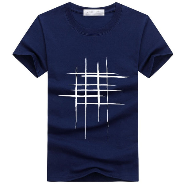 Creative Design Cross Line T Shirts