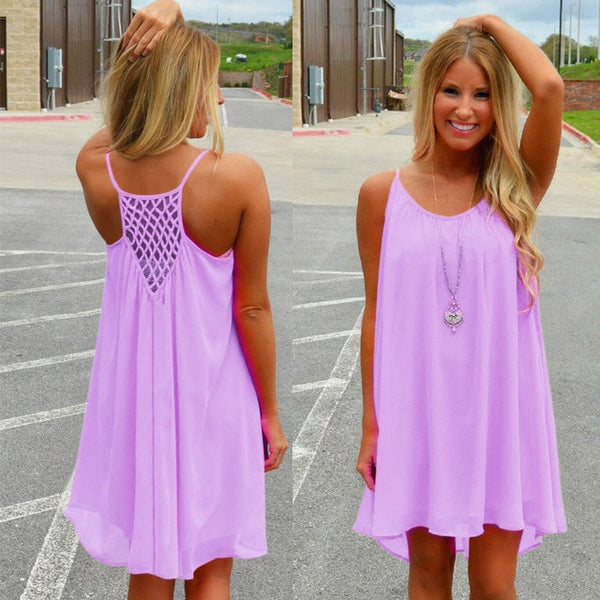 Chiffon Summer Beach Dress For Women