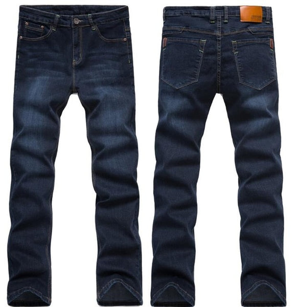 Casual Slim Fit Straight High Stretch Skinny Jeans