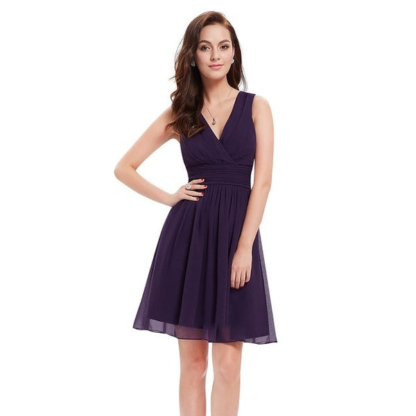 Cocktail Pink Chiffon Short Dresses