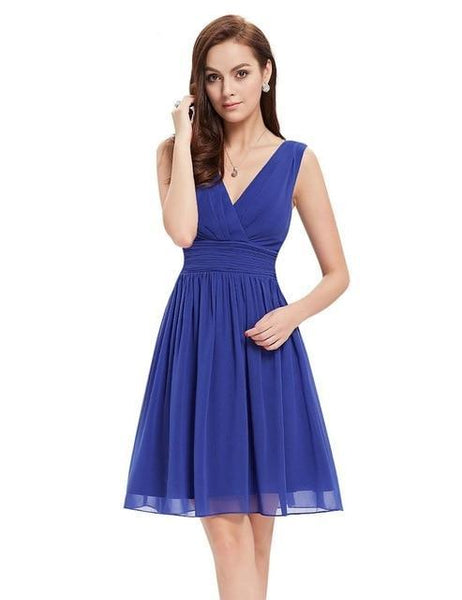Cocktail Pink Chiffon Short Dresses