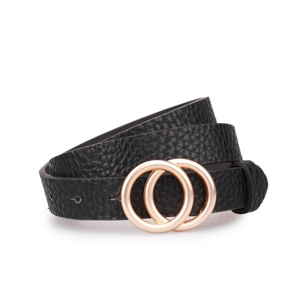 Gold Buckle Waist Belts For Women's