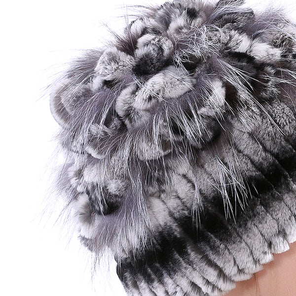 Real Rabbit Fur Hat