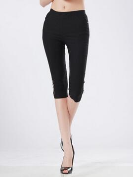 Capri Stretch Pencil Pants